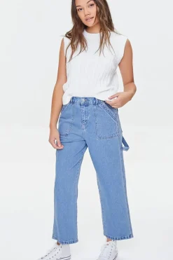 Cargo Straight-Leg Jeans