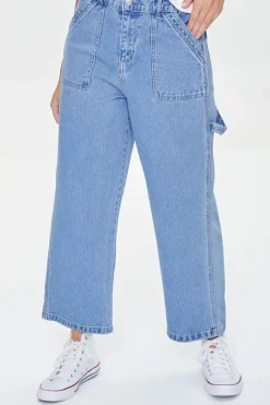 Cargo Straight-Leg Jeans