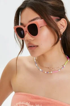 Cat-Eye Frame Sunglasses