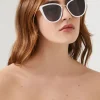 Cat-Eye Frame Sunglasses