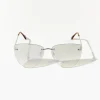 Cat-Eye Tinted Sunglasses