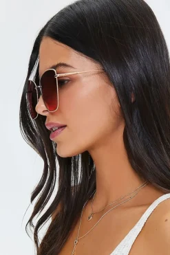 Cat-Eye Tinted Sunglasses