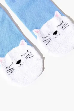 Cat Face Ankle Socks