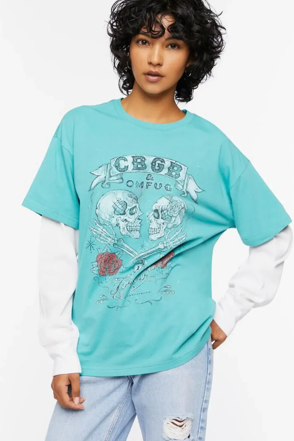 Cbgb & Omfug Forever Graphic Combo Tee