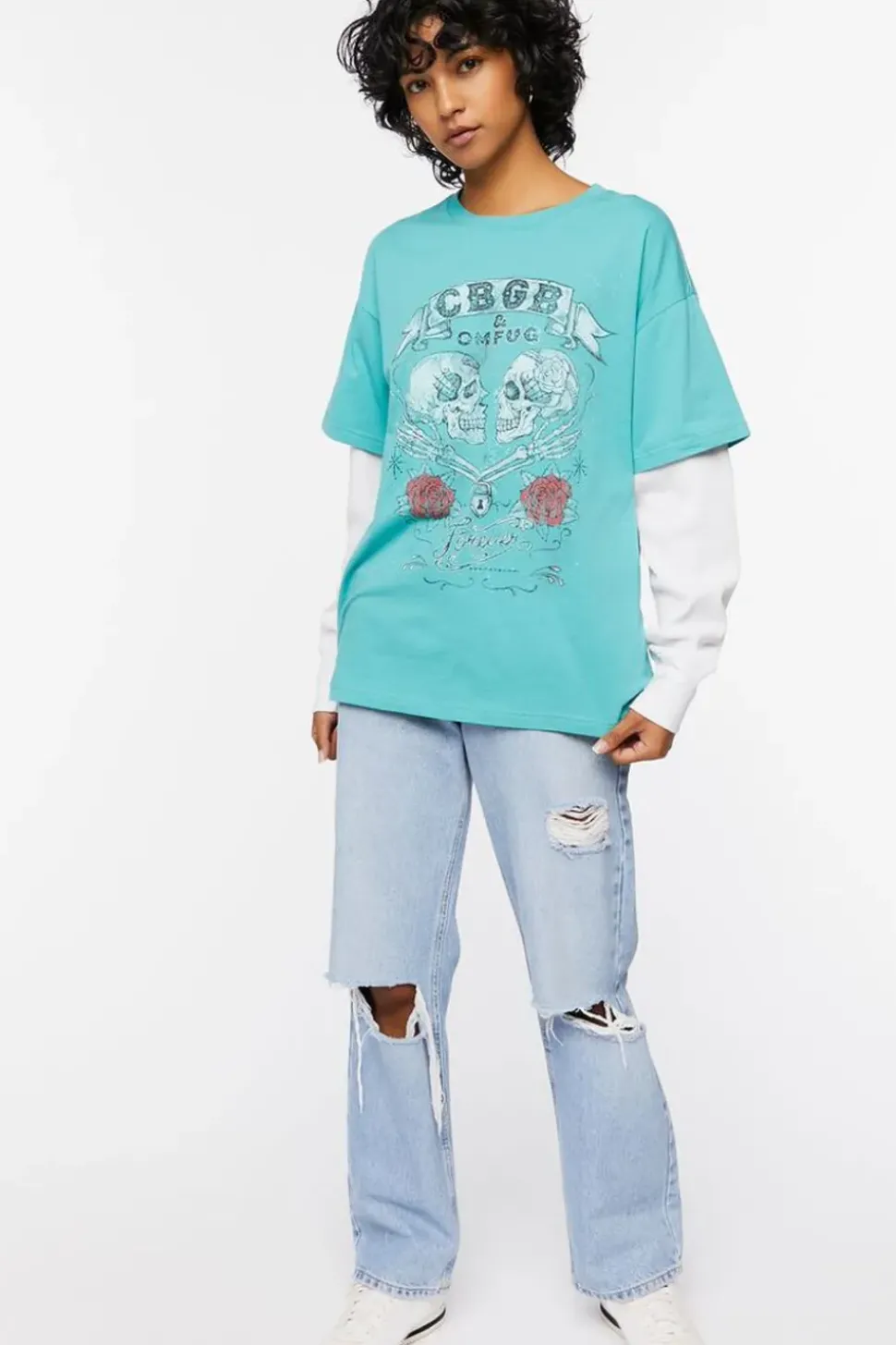 Cbgb & Omfug Forever Graphic Combo Tee