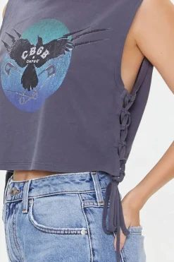 Cbgb & Omfug Graphic Muscle Tee