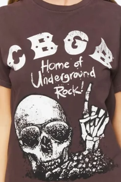 Cbgb Skull Graphic Tee