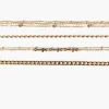 Chain & Cross Bracelet Set