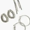 Chain & Hoop Earring Set