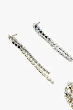 Chain & Hoop Earring Set