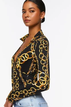 Chain Print Bodysuit