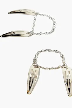 Chain Snap Hair Clip Set