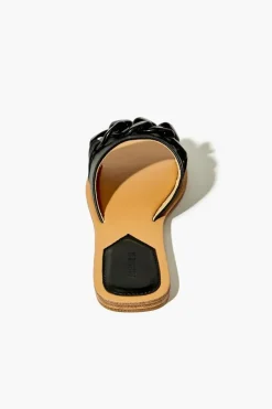 Chain-Strap Flat Sandals