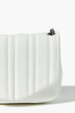 Channel-Stitch Quilted Crossbody Bag