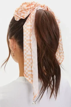 Checkered Bow Headwrap