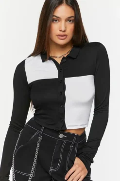 Checkered Cropped Shirt