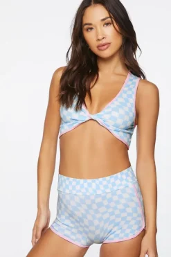 Checkered Seamless Boyshort Panties
