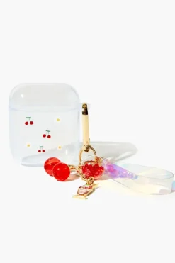 Cherry Charm Earbuds Holder