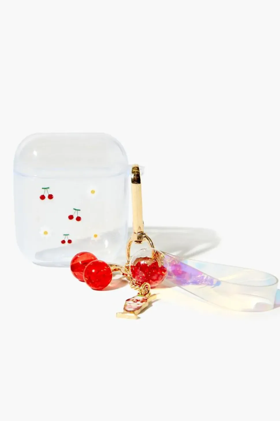 Cherry Charm Earbuds Holder