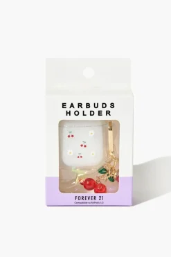 Cherry Charm Earbuds Holder