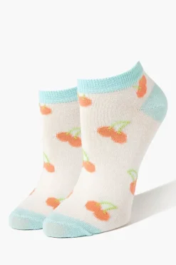 Cherry Print Ankle Socks