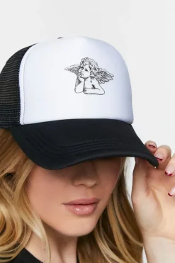 Cherub Graphic Trucker Hat