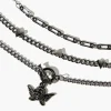 Cherub Pendant Layered Necklace