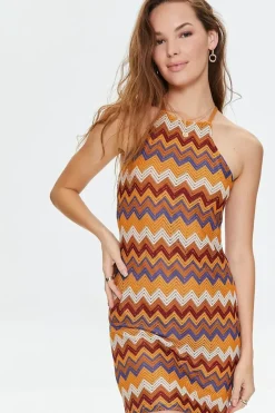 Chevron Mini Cami Dress
