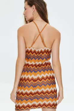 Chevron Mini Cami Dress