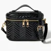 Chevron-Quilted Crossbody Bag