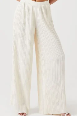 Chiffon Crop Top & Pants Set