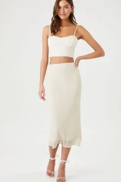 Chiffon Midi Skirt