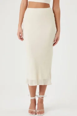 Chiffon Midi Skirt
