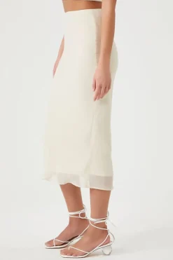 Chiffon Midi Skirt