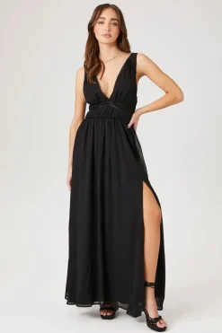 Chiffon Sleeveless Midi Dress