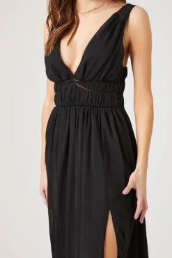 Chiffon Sleeveless Midi Dress