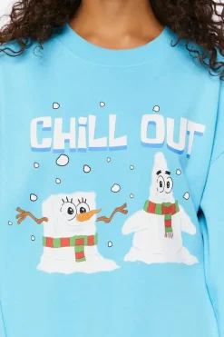 Chill Out Spongebob Graphic Pullover