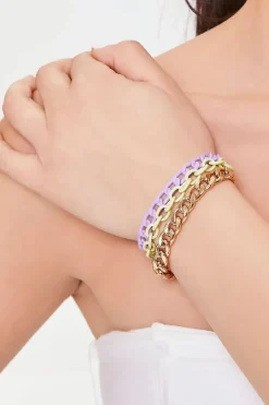 Chunky Chain Bracelet Set