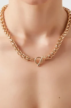 Chunky Chain Toggle Necklace
