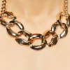 Chunky Curb Chain Statement Necklace