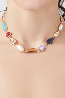 Chunky Faux Stone Necklace