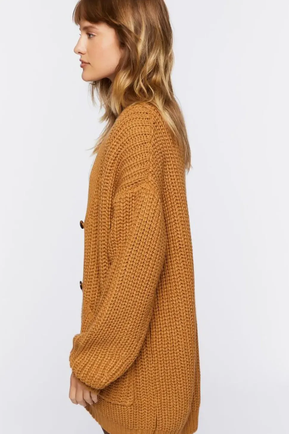 Chunky Knit Cardigan Sweater
