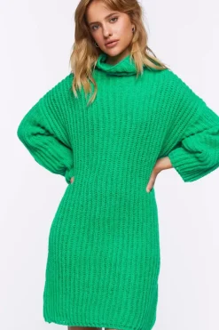 Chunky Knit Sweater Dress