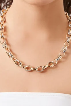 Chunky Rolo Chain Necklace
