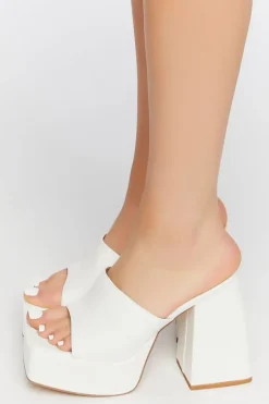 Chunky Slip-On Heels