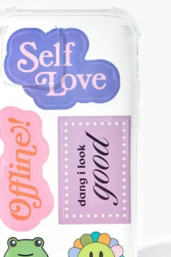 Clear Case & Stickers For Iphone 12