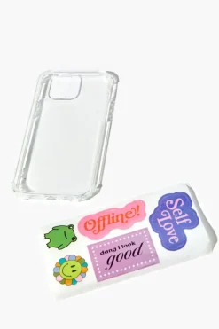 Clear Case & Stickers For Iphone 12