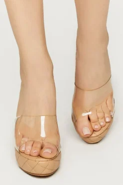 Clear-Vamp Quilted Wedges