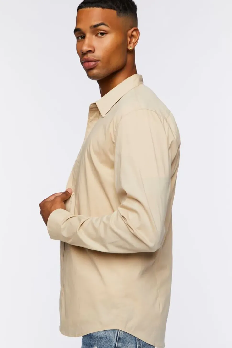 Collared Long-Sleeve Shirt