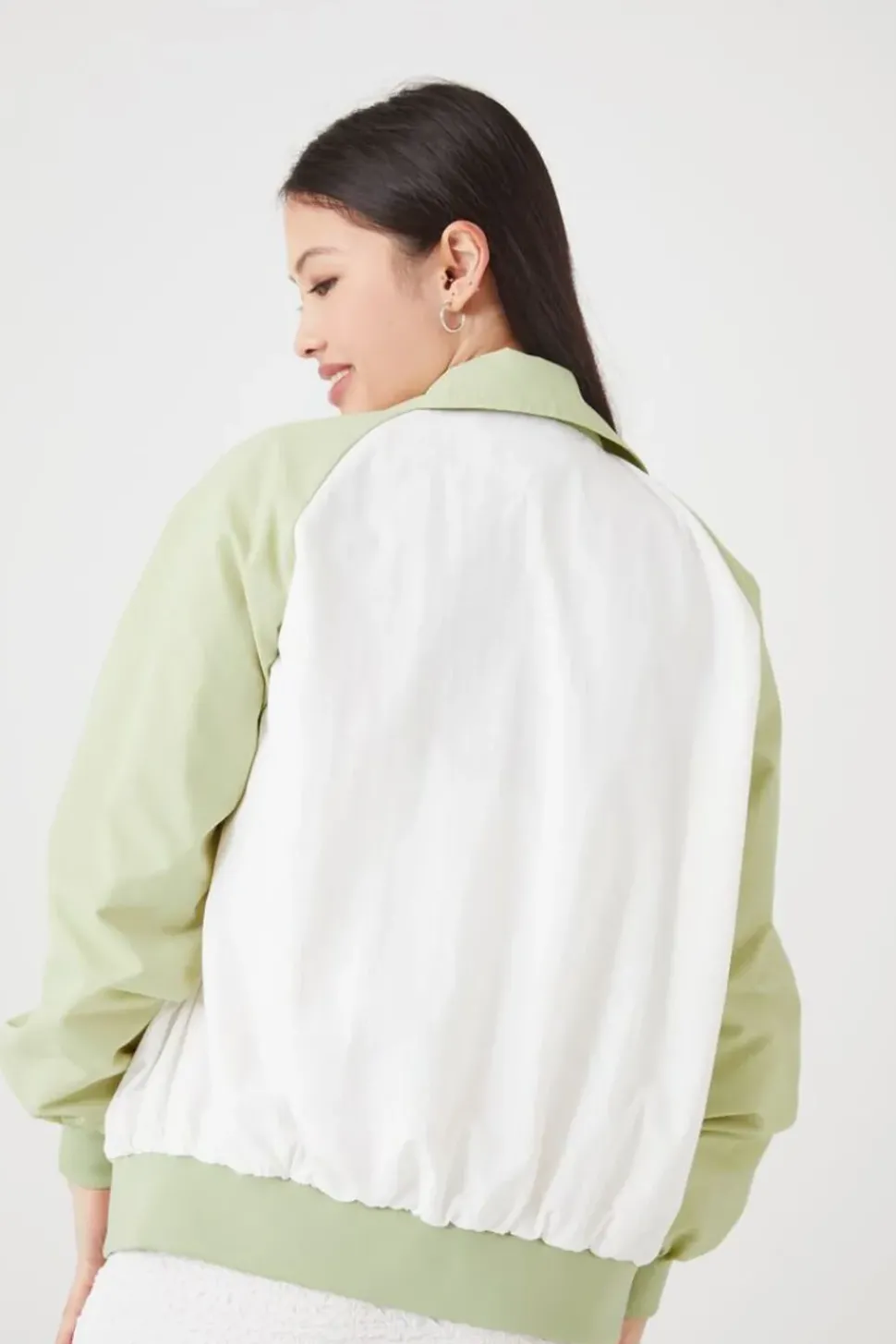 Colorblock Bomber Jacket
